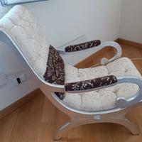 Poltrona anni 60 restaurata  e rifoderata