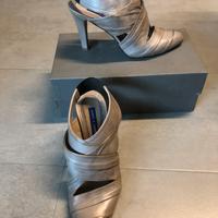 Scarpe vera pelle n.40 tacco 10 cm Janet &Janet