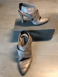 Scarpe vera pelle n.40 tacco 10 cm Janet &Janet