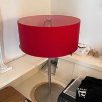 Lampada da tavolo Prandina in Vetro Rosso