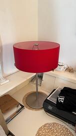 Lampada da tavolo Prandina in Vetro Rosso