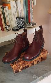 Stivaletto stringato unisex "Zanotti" in pelle