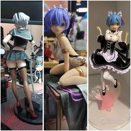 Set Action Figure Anime – Rem 22 cm + 2B NieR