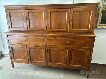 Credenza 2 corpi in noce