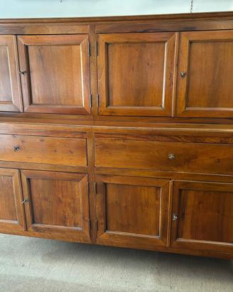Credenza 2 corpi in noce