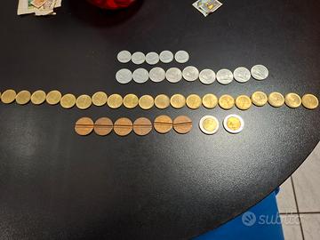 Monete Lire Italiane e S.Marino e gettoni telefoni