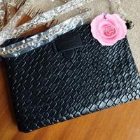 Pochette Camomilla Milano Sophie -Nera Intrecciata