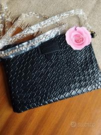 Pochette Camomilla Milano Sophie -Nera Intrecciata