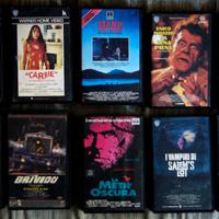 9 VHS KING 1 ed SHINING CARRIE CHRISTINE BRIVIDO S