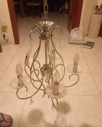 Lampadario Vintage a 5 Luci – Perfettamente Funzio