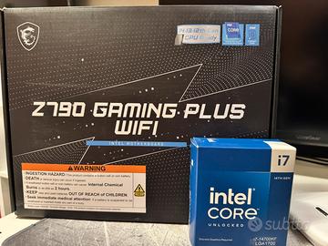 Bundle Intel i7-14700KF+MSI Z790 GAMING PLUS WIFI