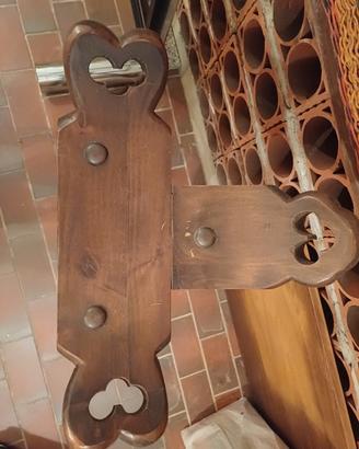 coppia di due sgabelli da bar vintage stile spagno