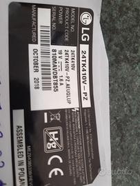 RICAMBI TV LG 24TK410V-PZ