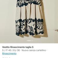 Vestito Rinascimento