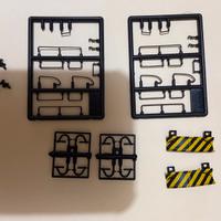 Ricambi per trenini elettrici.