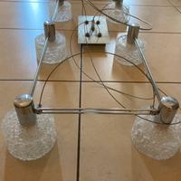 Lampadario moderno punti luce mod. swaroski