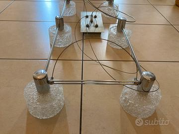 Lampadario moderno punti luce mod. swaroski