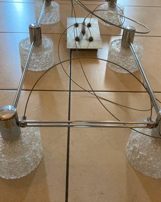 Lampadario moderno punti luce mod. swaroski