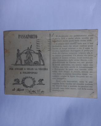 rara cartolina 1940