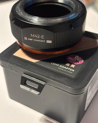 Adattatore obiettivo m42 su Sony e-mount