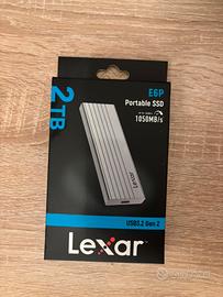 Lexar E6P 2TB – SSD Portatile USB C 3.2 - Nuovo