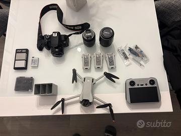 Dji mini 3 e canon 700d