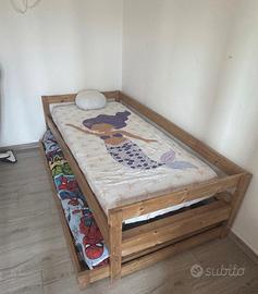 Letti  Ikea singolo con letto estraibile