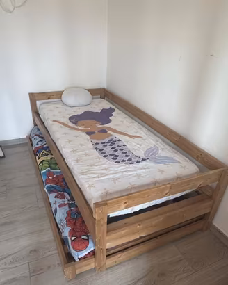 Letti  Ikea singolo con letto estraibile