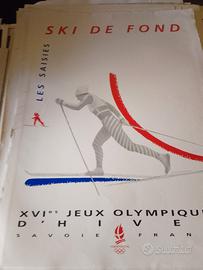 Manifesto pubblicitario illustrati jeux olimpique