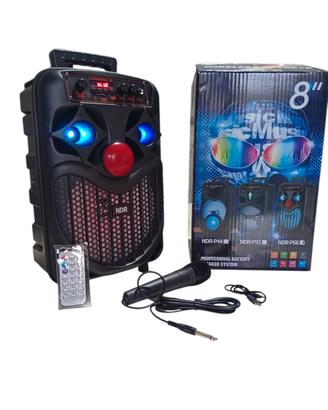 Cassa bluetooth portatile karaoke 300 watt pmpo 