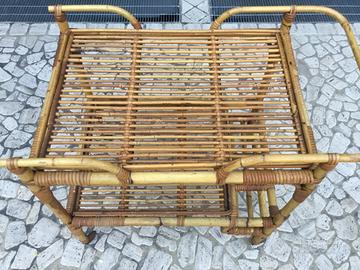 Vimini - carrello porta bevande