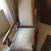 Poltrona antica allungabile