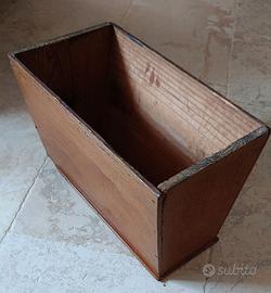 Fioriera in legno vintage