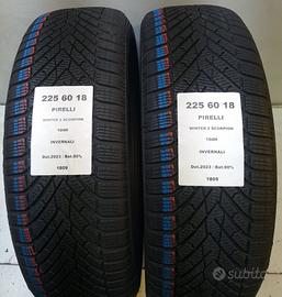 2 GOMME 225 60 18 PIRELLI A1809