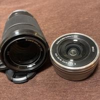 Sony  e mount 2 obiettivi