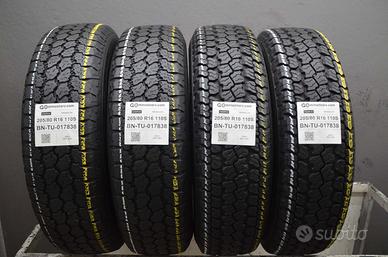 4 Pneumatici 205/80 R16 Goodyear Wrangler