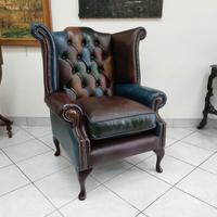 Poltrona chesterfield Queen Anne..chester Arlequin