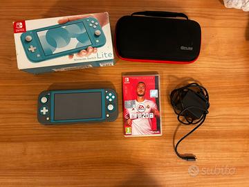 Nintendo Switch Lite completa FIFA 20 e custodia