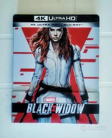Black Widow bluray 4k ultra hd + bluray steelbook