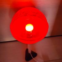 Lampada artigianale Chupa Chups lampadina verde