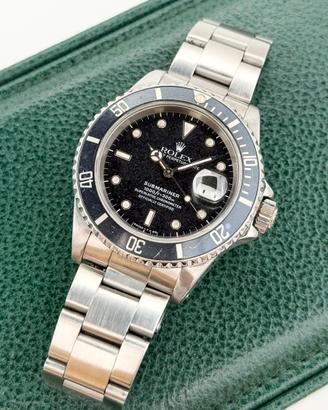 Rolex Submariner 16610 MARMORISÉ, Full set,Permute
