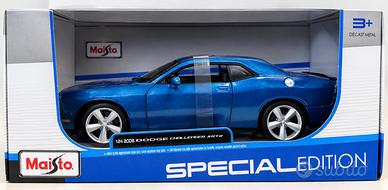 Maisto Special Edition 1:24 Dodge Challenger Blu