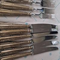Servizio posate Solingen argento/acciaio. Vintage.