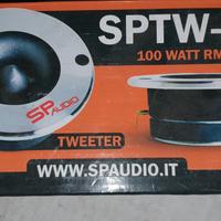 coppia tweeter con midwoofer e crossover 