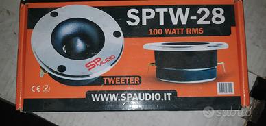 coppia tweeter con midwoofer e crossover 