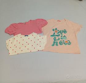 Lotto 3 T-shirt bambina 11-12 anni