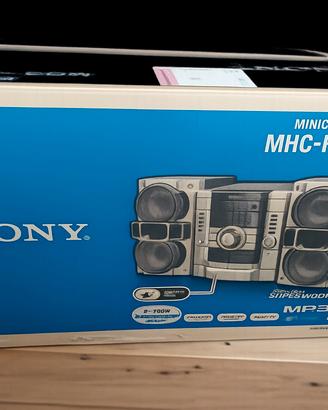 Impianto stereo Sony MHC-RG290 hi-fi vintage con c