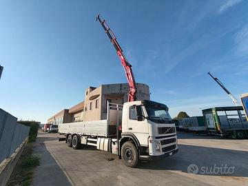 Volvo FM 340 Euro 5 - gru Ferrari e cassone fisso