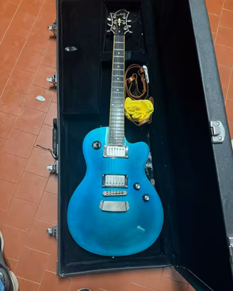 Hagstrom D2H Deluxe Electric Blue Sparkle