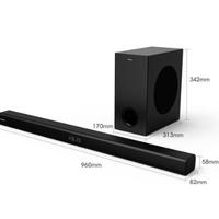 Sound bar e woofer